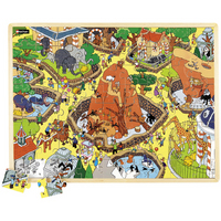 Maxipuzzle bois Le parc zoologique