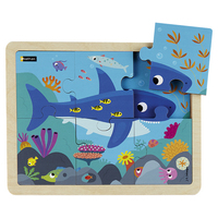 PUZZLE BOIS - LE REQUIN - 6P