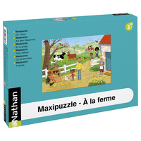 Maxipuzzle carton - A la ferme