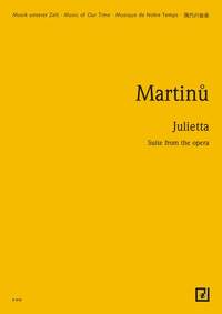 MUSIC OF OUR TIME - JULIETTA - SUITE FROM THE OPERA. H 253 B. ORCHESTRA. PARTITION D'ETUDE.