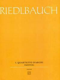STRING QUARTET NO. 1 MUSIQUE D'ENSEMBLE