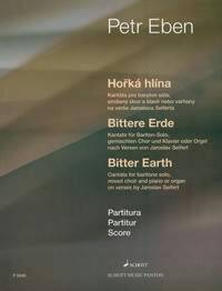 HORKA HLINA (TERRE AMERE) - CANTATE. BARITONE, MIXED CHOIR AND PIANO OR ORGAN. PARTITION.