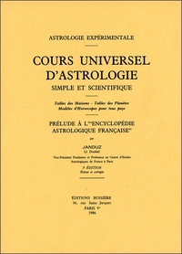 Cours universel d'astrologie simple et scientifique