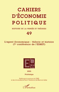 L'AGENT ECONOMIQUE : THEORIE ET HISTOIRE
