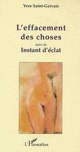 L'EFFACEMENT DES CHOSES