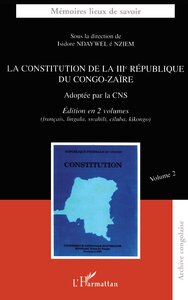 LA CONSTITUTION DE LA IIIème RÉPUBLIQUE DU CONGO-ZAÏRE