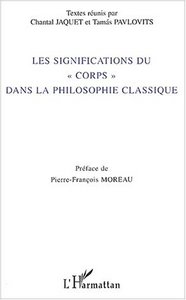 Les significations du "corps" dans la philosophie classique