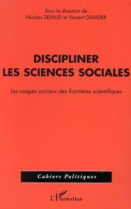 DISCIPLINER LES SCIENCES SOCIALES