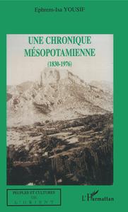 Une chronique mésopotamienne (1830-1976)