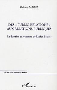 Des "public-relations" aux relations publiques