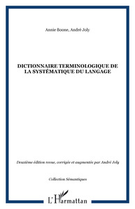 Dictionnaire terminologique de la systématique du langage