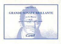 CARL CZERNY: GRANDE SONATE BRILLANTE EN UT MINEUR OP.10 POUR PIANO A 4 MAINS