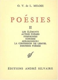 Oeuvres complètes II. Poésies, tome 2