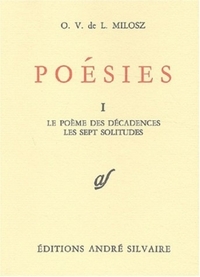 Oeuvres complètes I. Poésies, tome 1