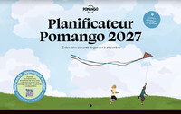 Planificateur Pomango 2027 - Calendrier aimanté 12 mois - Janvier à décembre 2027