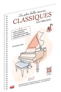 LES PLUS BELLES OEUVRES CLASSIQUES POUR DÉBUTANTS - VOL 1