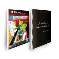 OFFRE DUO - LE PIANO POUR LES 5/8 ANS + CAHIER DE MUSIQUE VERLAINE 80 PAGES