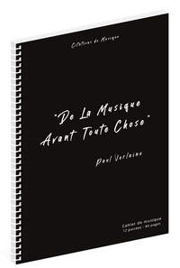 CAHIER DE MUSIQUE - CITATIONS - 80 PAGES PREDECOUPEES