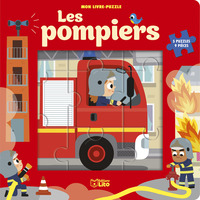 LIVRE PUZZLE 9P LES POMPIERS