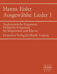 AUSGEWAHLTE LIEDER 1 CHANT