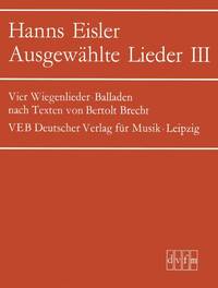 AUSGEWAHLTE LIEDER 3 CHANT