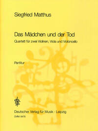 DAS MADCHEN UND DER TOD MUSIQUE D'ENSEMBLE