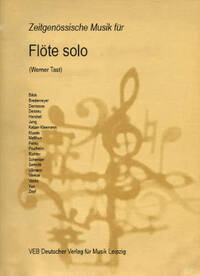ZEITGEN. MUSIK FUR FLOTE SOLO FLUTE TRAVERSIERE