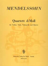 QUARTETT D-MOLL CLARINETTE
