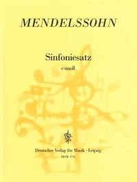 SINFONIESATZ C-MOLL MUSIQUE D'ENSEMBLE