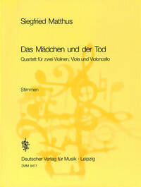 DAS MADCHEN UND DER TOD MUSIQUE D'ENSEMBLE