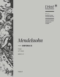SINFONIA XI F-MOLL MUSIQUE D'ENSEMBLE
