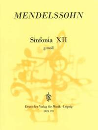 SINFONIA XII G-MOLL MUSIQUE D'ENSEMBLE