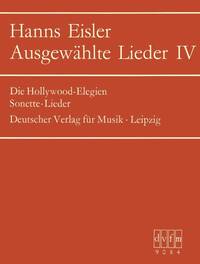 AUSGEWAHLTE LIEDER 4 CHANT