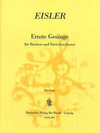 ERNSTE GESANGE