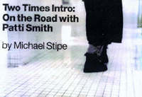 Two Times Intro : on the Road with Patti Smith /anglais