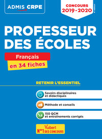 Concours Professeur des écoles - CRPE - Français en 34 fiches