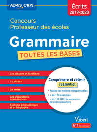 Concours Professeur des écoles - Toutes les bases en Grammaire