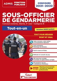 Concours Sous-officier de gendarmerie - Catégorie B - Tout-en-un - 20 tutos offerts