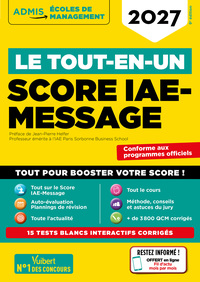 Le tout-en-un Score IAE-MESSAGE - Sélection 2027