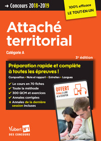 Concours Attaché territorial - Catégorie A - Préparation rapide et complète à toutes les épreuves !