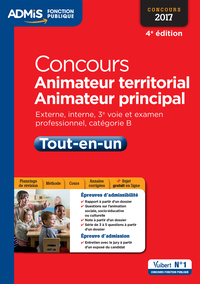 Concours Animateur territorial et Animateur principal - Catégorie B - Tout-en-un