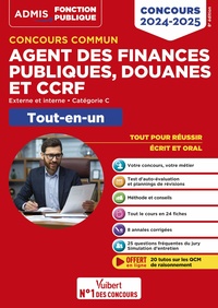 CONCOURS COMMUN AGENT DES FINANCES PUBLIQUES, DOUANES ET CCRF 2024-2025 - CATEGORIE C - TOUT-EN-UN -