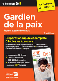 Concours Gardien de la paix - Catégorie B - Préparation rapide et complète à toutes les épreuves !