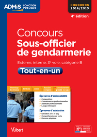 Concours Sous-officier de gendarmerie - Catégorie B - Admis - Tout-en-un