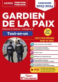 CONCOURS GARDIEN DE LA PAIX - CATEGORIE B - TOUT-EN-UN - 20 TUTOS OFFERTS - CONCOURS EXTERNE, INTERN