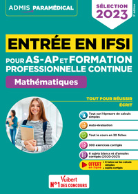 Entrée en IFSI Pour les AS-AP et formation professionnelle continue (FPC) - Mathématiques - 8 tutos offerts