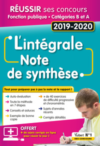 L'Intégrale de la Note de synthèse - Catégories B et A