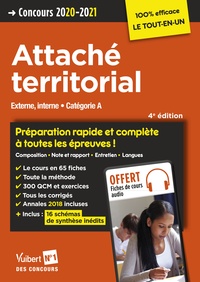 Concours Attaché territorial - Catégorie A - Préparation rapide et complète à toutes les épreuves !