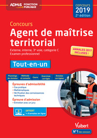 Concours Agent de maîtrise territorial - Catégorie C - Tout-en-un