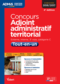 Concours Adjoint administratif territorial - Catégorie C - Tout-en-un